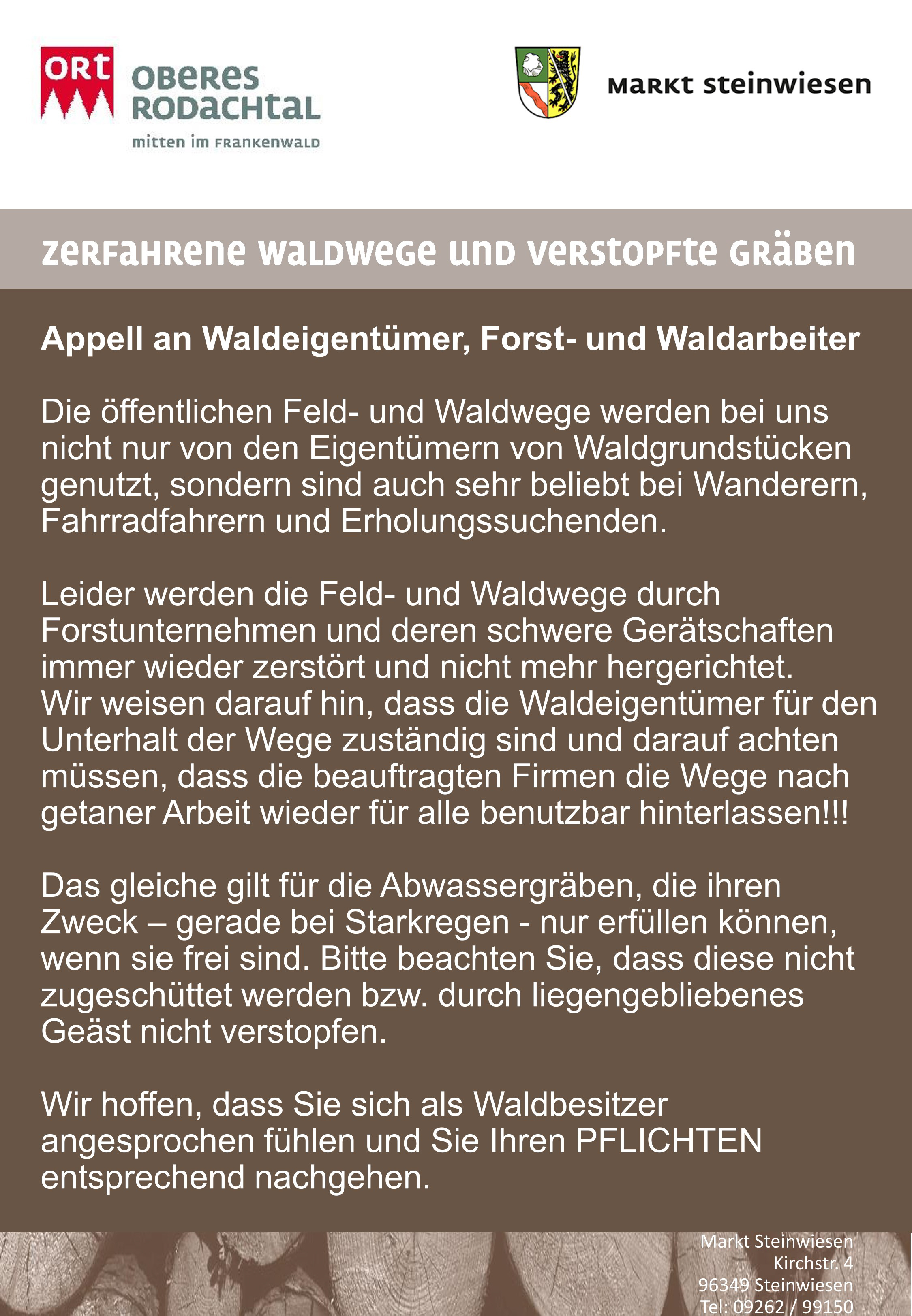 Waldwege Appel