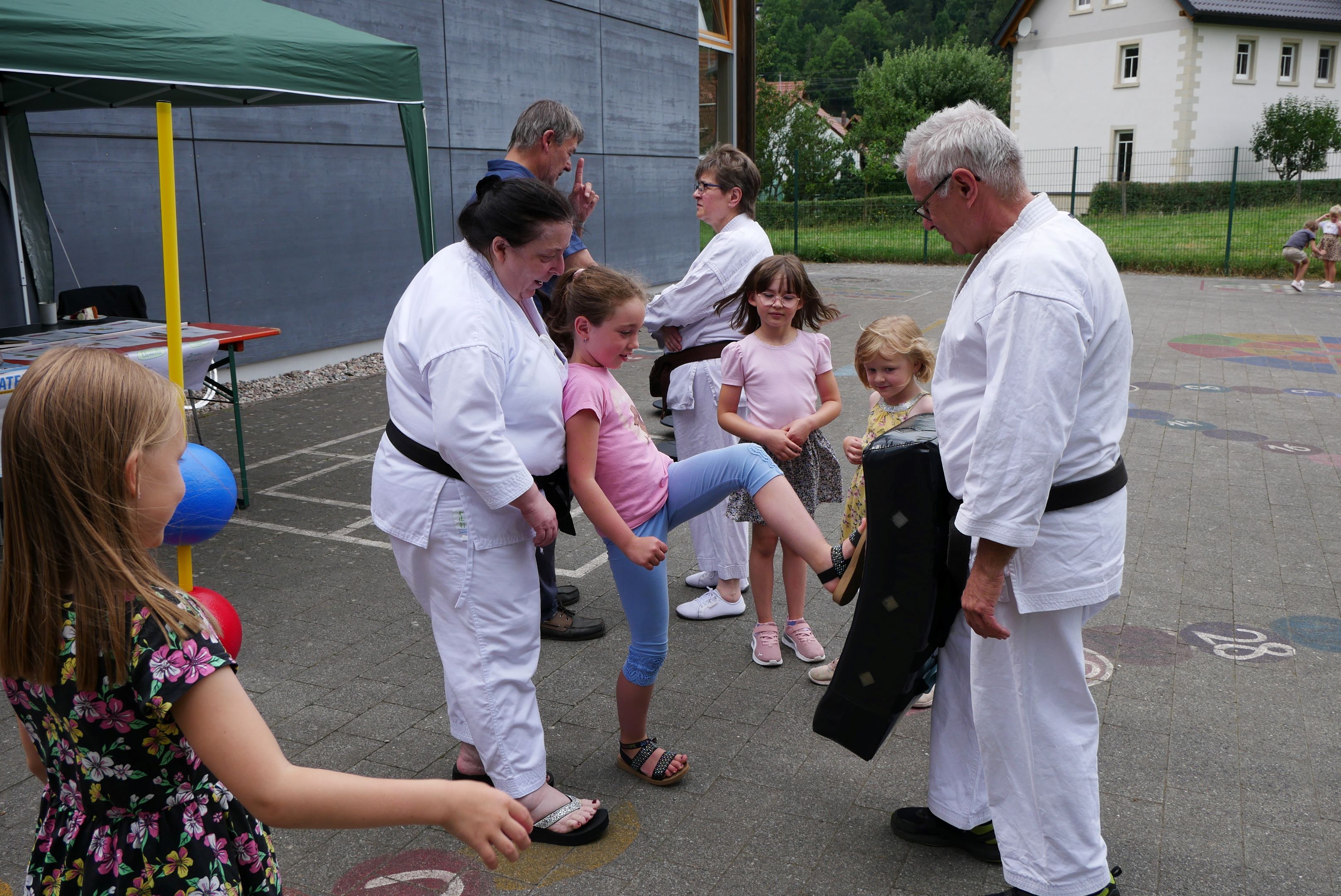 Das Traditionelle Karate Steinwiesen stellte sich vor.