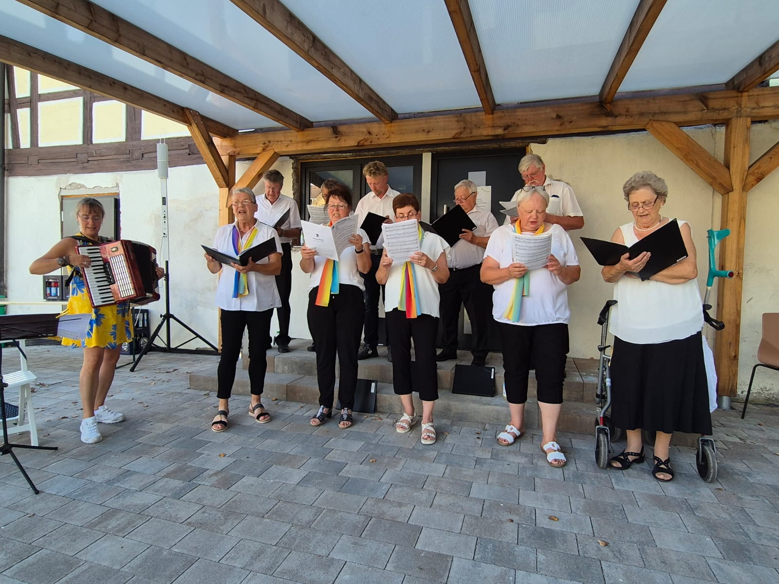 Gesangverein Nurn: Matinee im Steinwiesener Postgarten