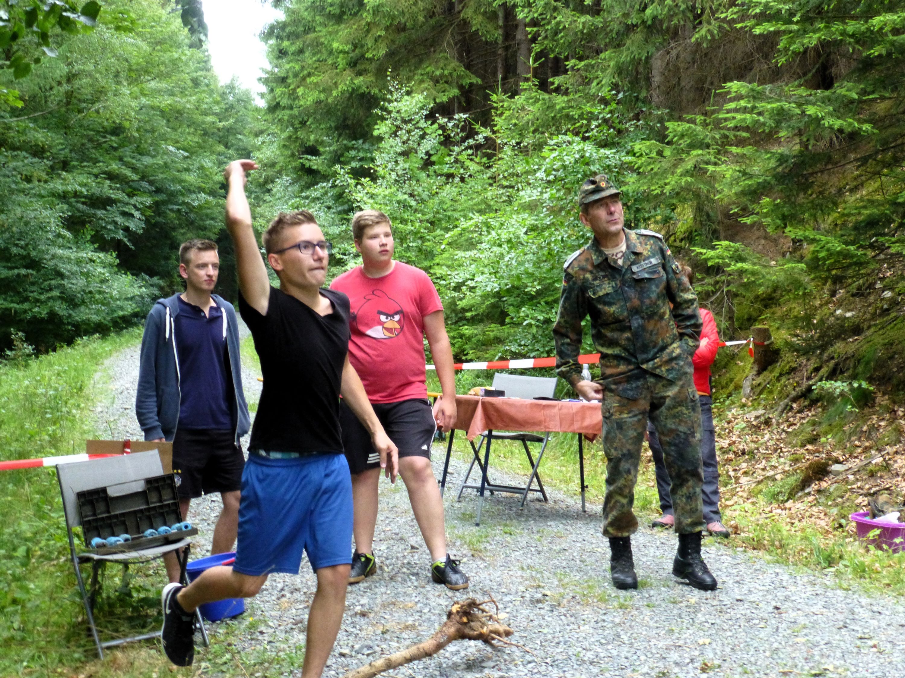 1. Bezirks-Militärpatrouille auf den Höhen des Frankenwaldes 