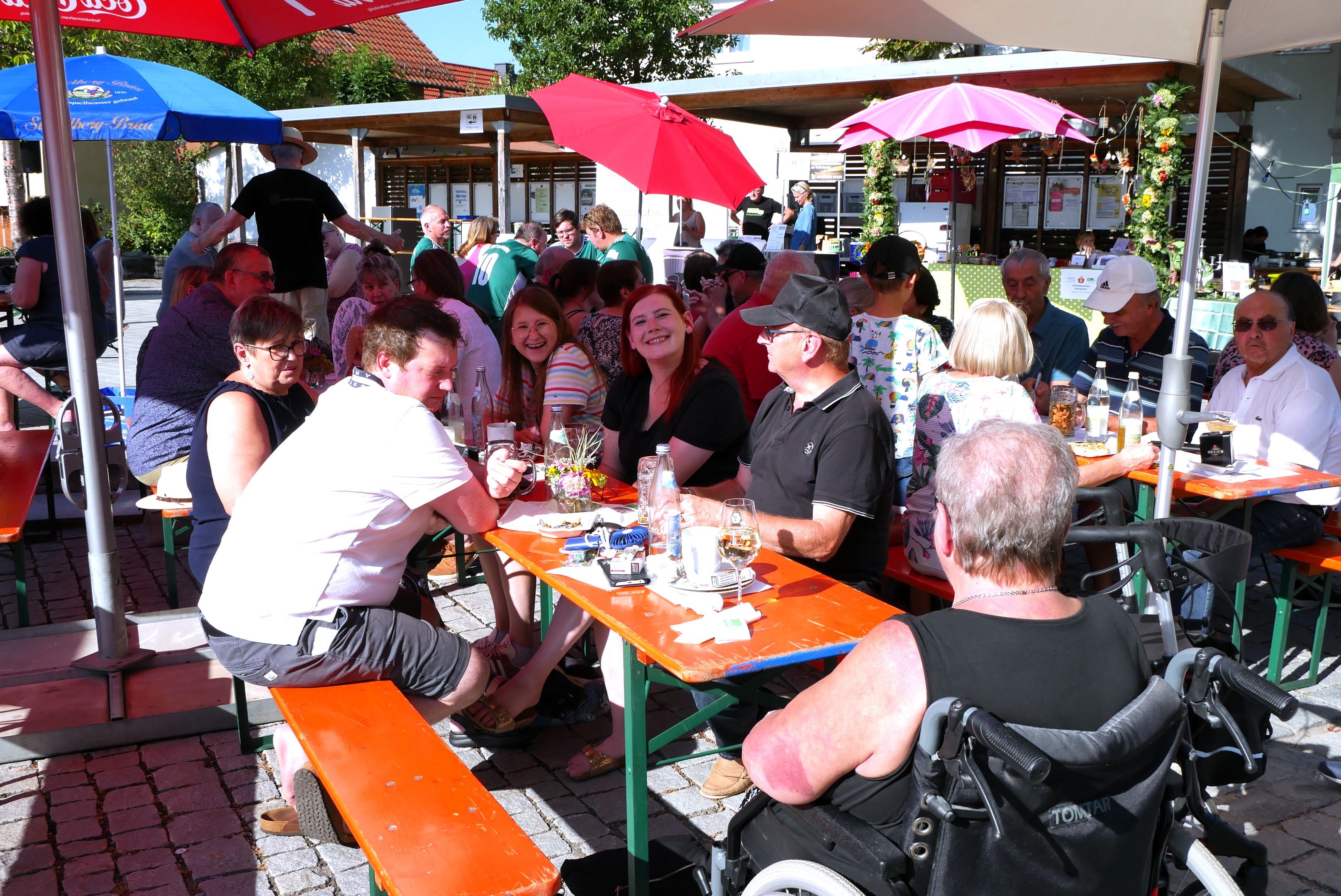 Schlegelshaider Familientreffen beim Genussfest.